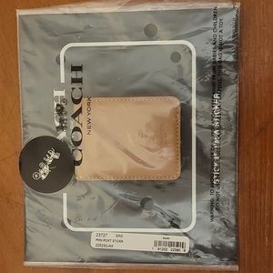 NWT Coach phone card holder